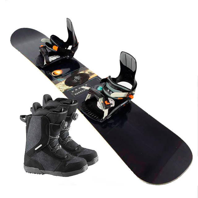 Equipo de snowboard
